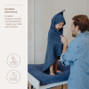 Badstof badcape - Indigo